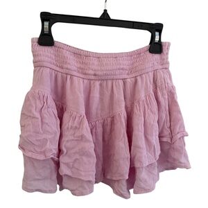 Hollister Light Pink A-Line Skirt